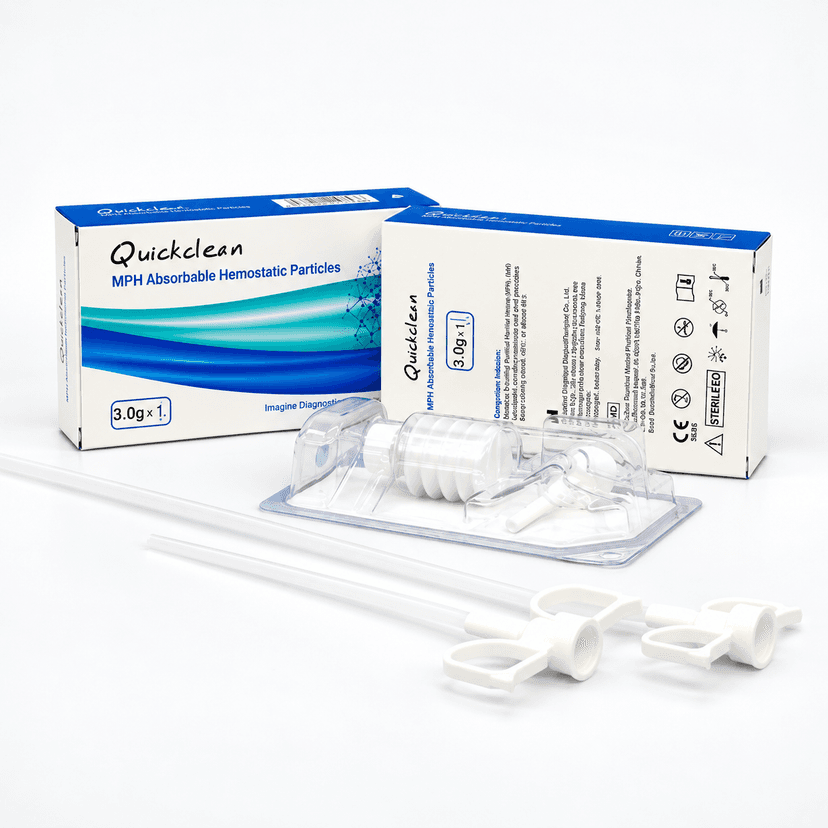 QuickClean – Hemostático em Pó Absorvível com Aplicador